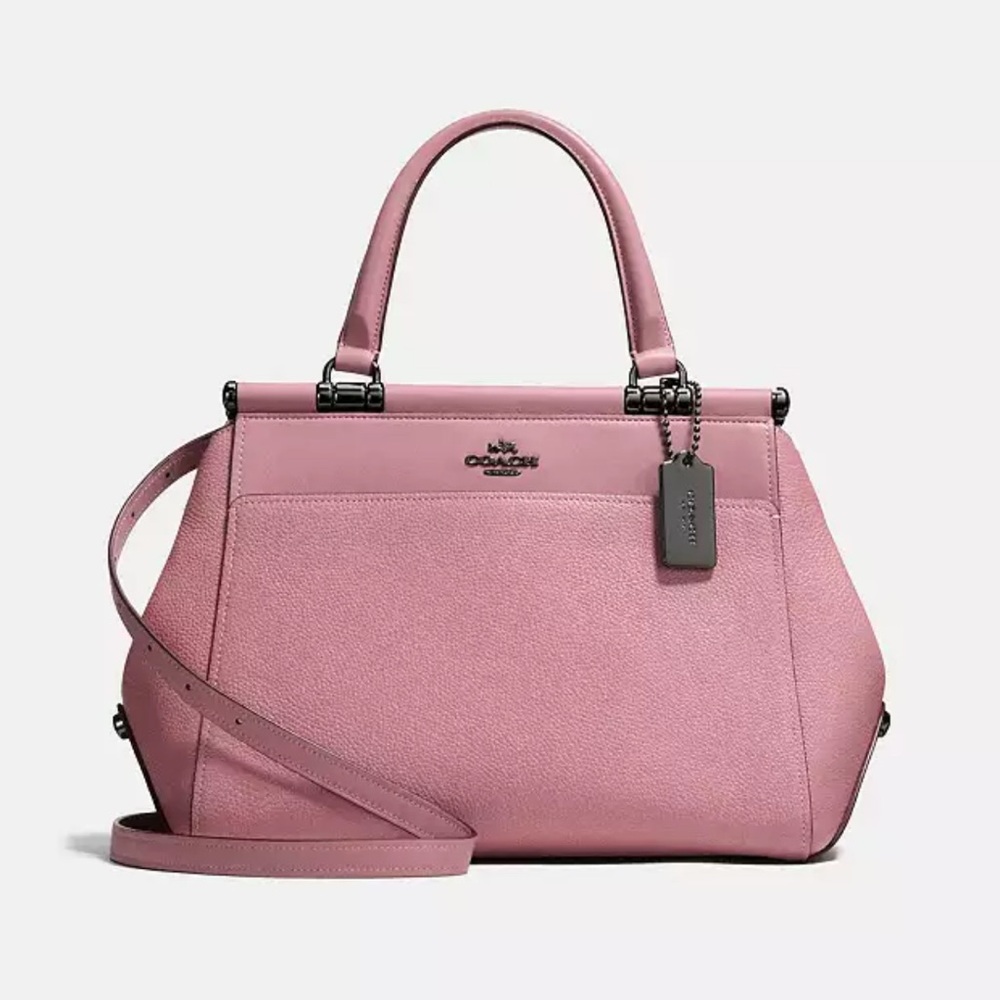 Coach Grace Bag Dusty Pink Leather Women's Bag